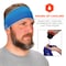 Ergodyne Blue Cooling Headband 6634 - alternate 8